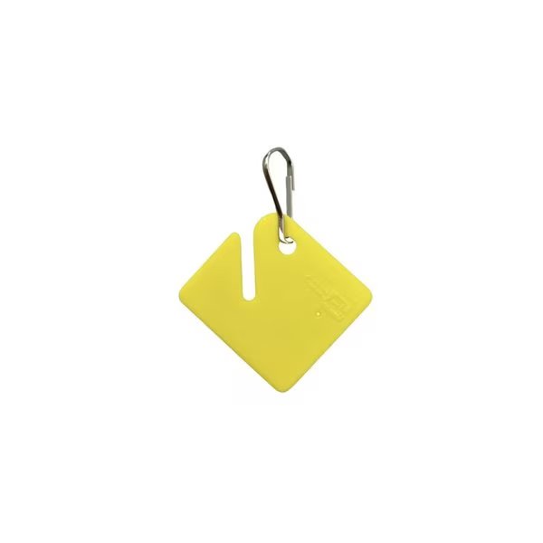 Key Cabinet Tag, Yellow, 20PK, Lucky Line, Mfr#: 26080